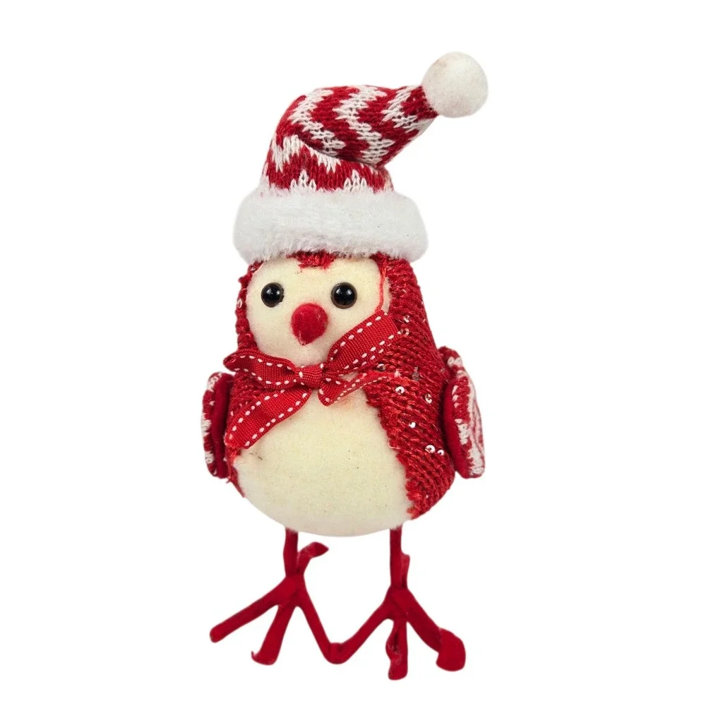 2 Target Wondershop Featherly Friends Birds Christmas Winter Hats & Scarves EUC